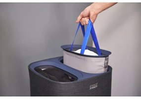 Cesta per il bucato color antracite in tessuto 2x30 l Tota – Joseph Joseph