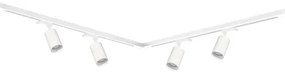 Faretto per sistema a binario PIPE 4xGU10/10W/230V bianco