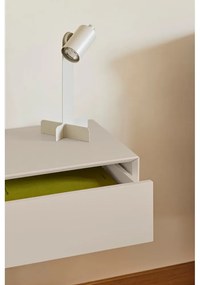 Comodino color crema da parete Platt – Teulat