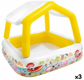 Piscina Gonfiabile per Bambini Intex Tenda 157 x 122 x 157 cm 295 L (3 Unità)