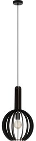 Eglo 900153 - Lampadario a sospensione con filo VELASCO 1xE27/40W/230V diametro 31 cm nero