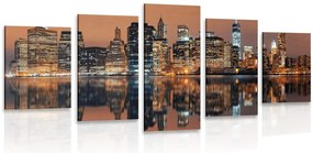 Quadri 5 pezzi – Città di Manhattan