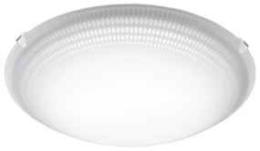 Plafoniera Moderna Magitta 1 Acciaio Bianco 3 Luci Led Integrato 3,6W