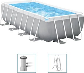 Intex - Set Piscina Prism Frame Rettangolare 400x200x122 cm