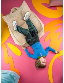 Pouf a sacco per bambini marrone chiaro con rivestimento in velluto a coste Chair – Wigiwama