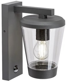 Rabalux 7267 - Lampada a parete da esterno con sensore SAVANO 1xE27/40W/230V IP44