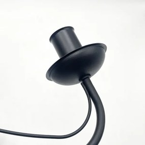 Lampadario a catena ANTON 3xE14/15W/230V nero