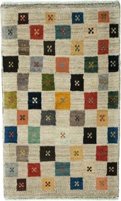 Gabbeh Tappeto persiano 110x70 Beige (Iran) Annodato A Mano
