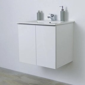 Mobile sottolavabo e lavabo Essential bianco L 40 x H 48 x P 26 cm