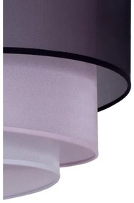 Duolla - Plafoniera TRIO 1xE27/15W/230V diametro 45 cm nero/rosa/argento