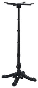 Gamba Per Tavolino Da Bistrò Nero 52x52x108 Cm İn Ghisa /