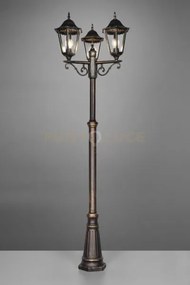 Mella palo alto 3 lantenre da esterno 6 lati fusione di alluminio r...