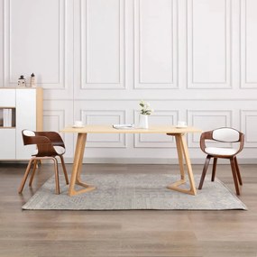 Sedie Da Pranzo 2 Pz İn Legno Piegato E Similpelle /
