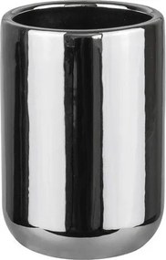 Portaspazzolino argentato in ceramica Lotus – Mette Ditmer Denmark