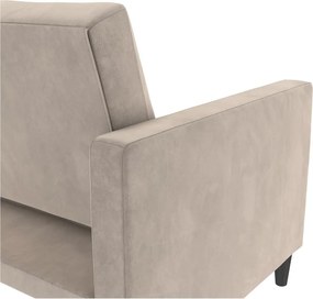 Divano grigio chiaro in velluto 207 cm Celine - Støraa