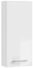 Pensile bagno Cassca bianco in mdf PELIPAL, 2 ante apertura da sinistra P 45 x L 30 x H 72 cm