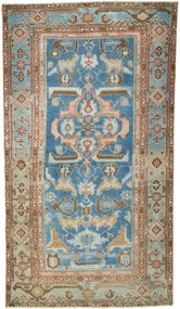 Hamedan Tappeto persiano 190 x 100 Blu (Iran) Annodato A Mano