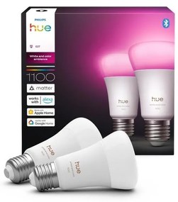 Set da 2 lampadine LED dimmerabili Philips Hue WACA E27/8,1W/230V 1000-20000K