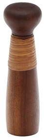 Kave Home - Macinapepe Sardis in legno di acacia FSC 100% e rattan 22,9 cm