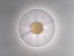 Noidesign-  Bellis plafoniera 6 luci  Pl Bellis 1500 Foglia oro