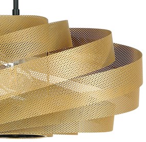 Euluna Lampada a sospensione Vento, colore oro, Ø 50 cm