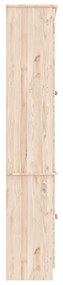 Vetrina alta 77x35x186,5 cm in legno massello di pino