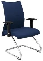 Sedia per Reception Albacete confidente PC BALI200 Azzurro Blu Marino