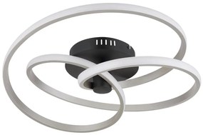 Globo 67183-40N - Lampadario a plafone LED GLYXAR LED/40W/230V cromo/nero