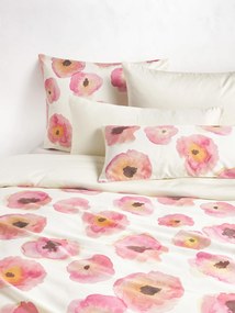 Copripiumino in raso di cotone con stampa floreale Fiorella