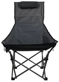 Sedia da campeggio pieghevole grigio