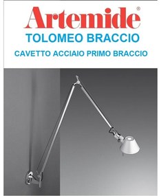 Artemide tolomeo braccio ricambio cavo di acciaio primo braccio inferiore