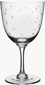 Set di 6 bicchieri da vino in cristallo soffiato Stars