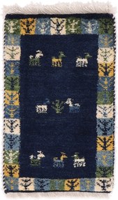 Gabbeh Tappeto 60 x 40 (Iran) Annodato A Mano