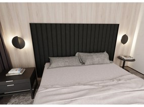 Applique Minimal Rotonda 1 Luce Indiretta Agni In Acciaio Nero
