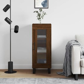 Credenza Rovere Marrone 34,5x34x90 Cm İn Legno Multistrato /