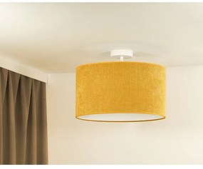 Duolla - Lampadario a plafone CORDUROY 1xE27/15W/230V diametro 40 cm giallo