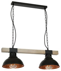 Lampadario a sospensione con catena HAKON 2xE27/60W/230V