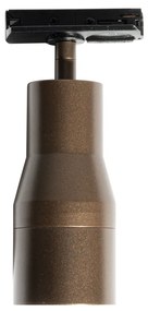 Faretto moderno bronzo scuro per sistema binario monofase - Iconic Kohua