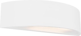 Applique da Parete E14 Bidirezionale in Gesso Pitturabile