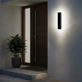 LED Applique da esterno MIRANA LED/8W/230V 4000K IP44 30 cm nero