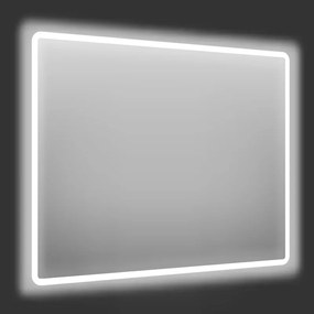 Specchio con illuminazione integrata bagno rettangolare H 75 x P 2.5 cm