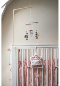 Paracolpi rosa chiaro in cotone organico 365 cm Blossom Pink – Cam Cam Copenhagen