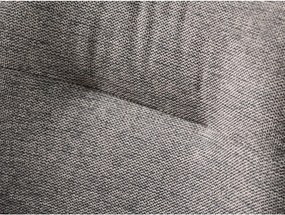 Sedia da pranzo grigia in imbottito con braccioli Roxana – Unique Furniture