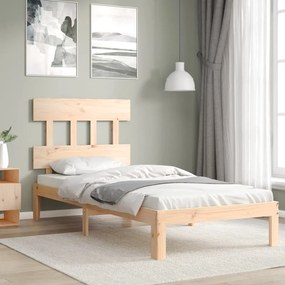 Giroletto Senza Materasso 90x200 Cm İn Legno Massello Di Pino /