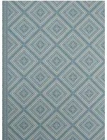 Zoffany Carta da parati Marquetry Trellis - Azure