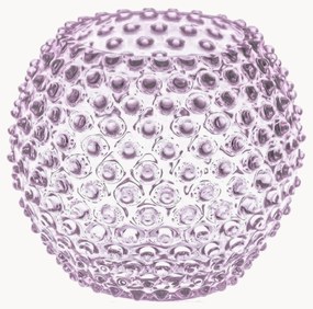 Vaso fatto a mano con rilievo Hobnail Globe, alt. 17 cm