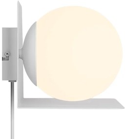 Nordlux - Applique con mensola LILIBETH 1xE14/25W/230V bianco