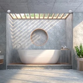 Faretto da incasso NUSA 1xGU5,3/MR16/50W/12V arrotondato bianco