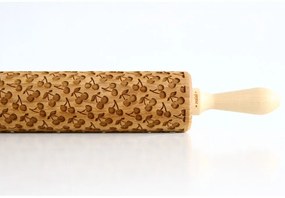 Rullo per pasta in legno goffrato Cherries - Valek