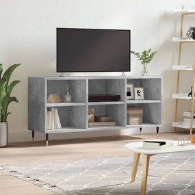 Mobile per tv grigio cemento 103,5x30x50 cm legno multistrato